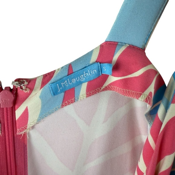 J MCLAUGHLIN Karla Catalina Blue Pink Maxi Dress Size Small - Picture 8 of 8